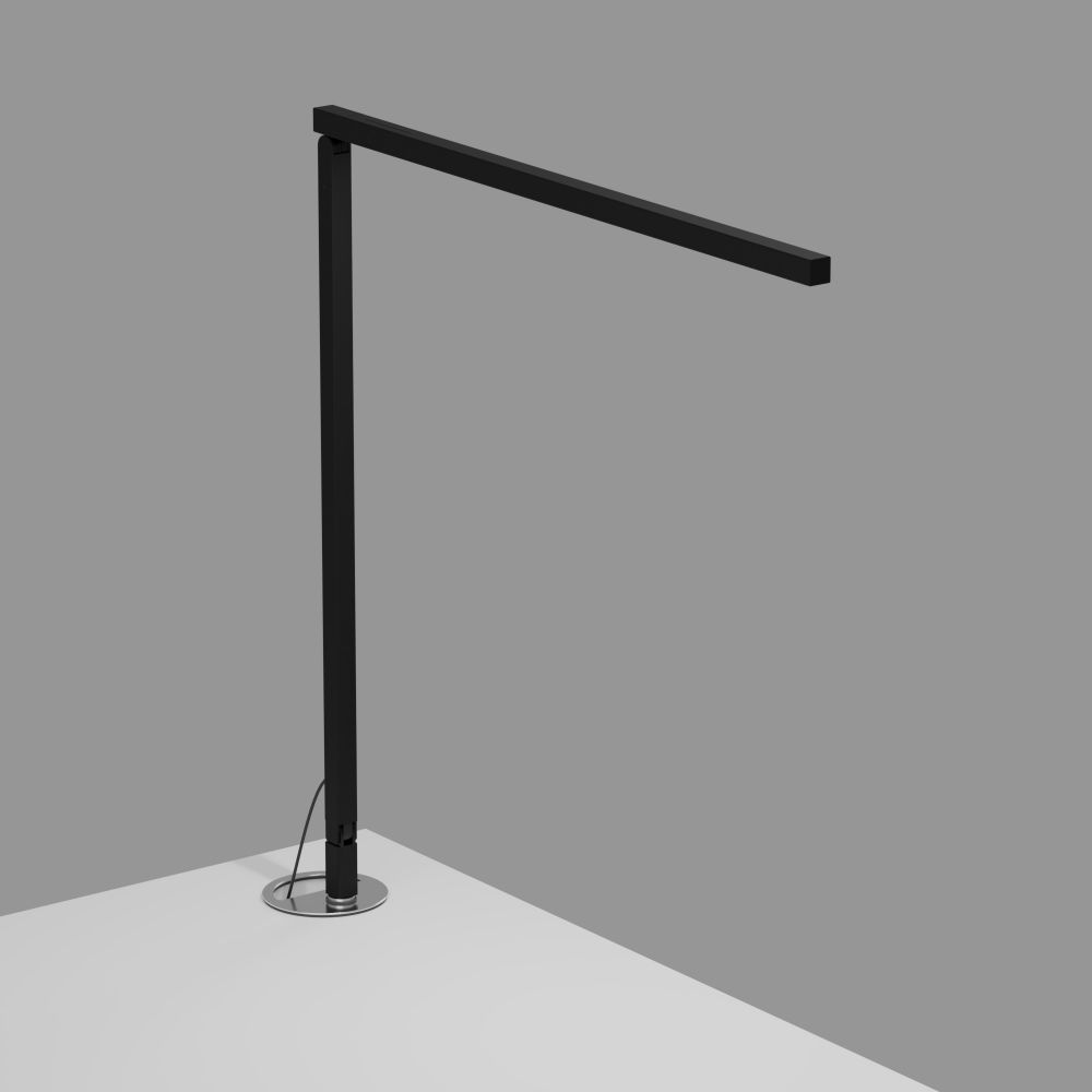 Koncept Lighting ZBD1000-D-MTB-GRM Z-Bar Solo LED Desk Lamp Gen 4 with grommet mount (Daylight; Matte Black)